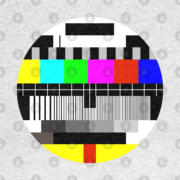 Test card pattern round by t335